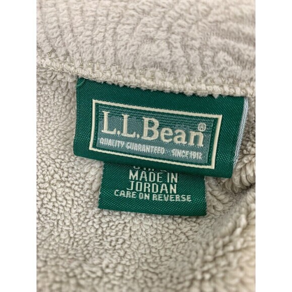 BOGO LL Bean Textured Fleece Full Zip Jacket Floral Embroiderd Women Petite Smal - Picture 13 of 15